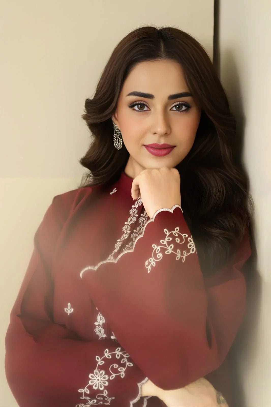 Designer Embroidered 2PC Suit – Ready to Wear✨♥️