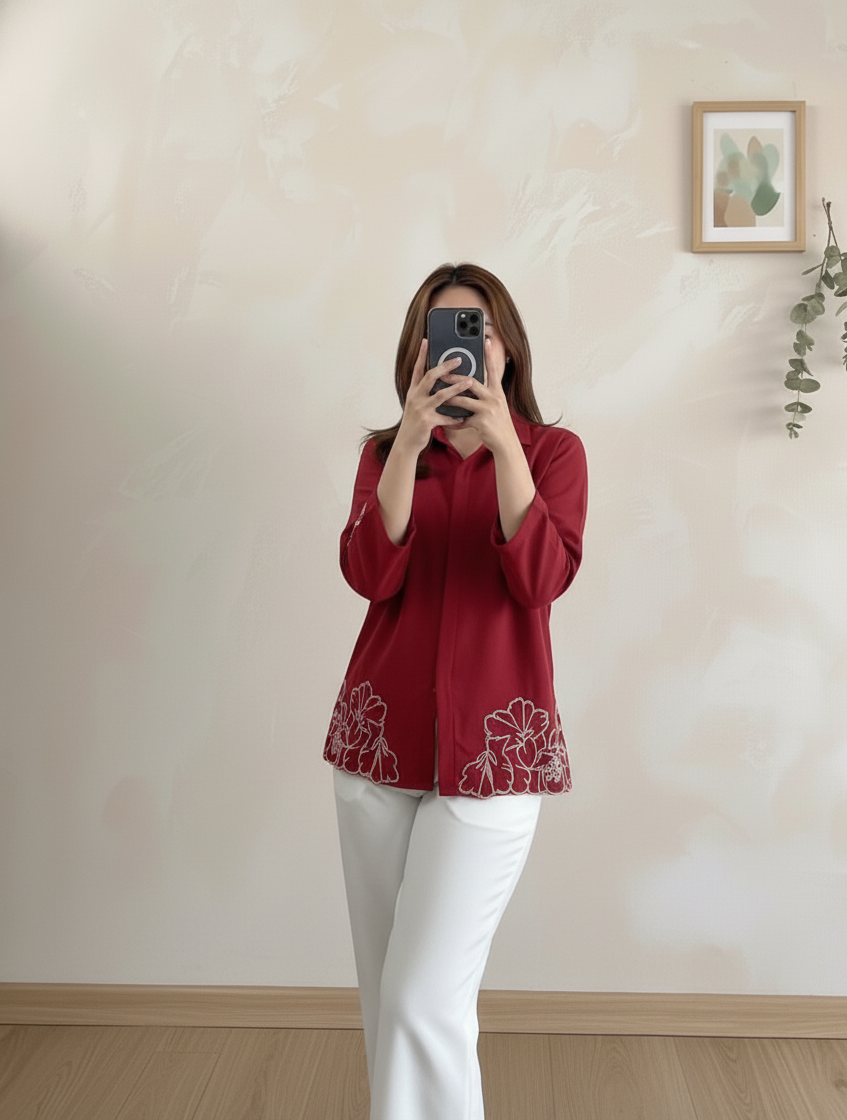2 Piece Embroided Western style suit 👗👖 -2052