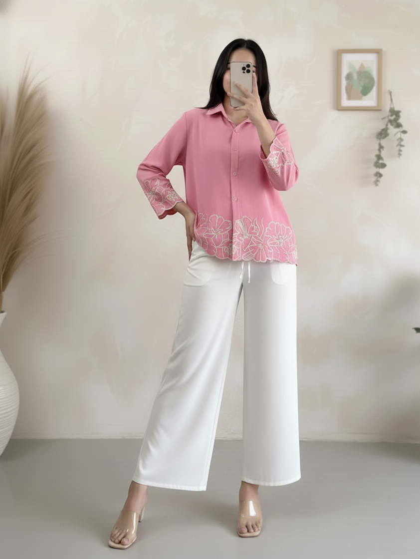 2 Piece Embroided Western style suit 👗👖 -2052