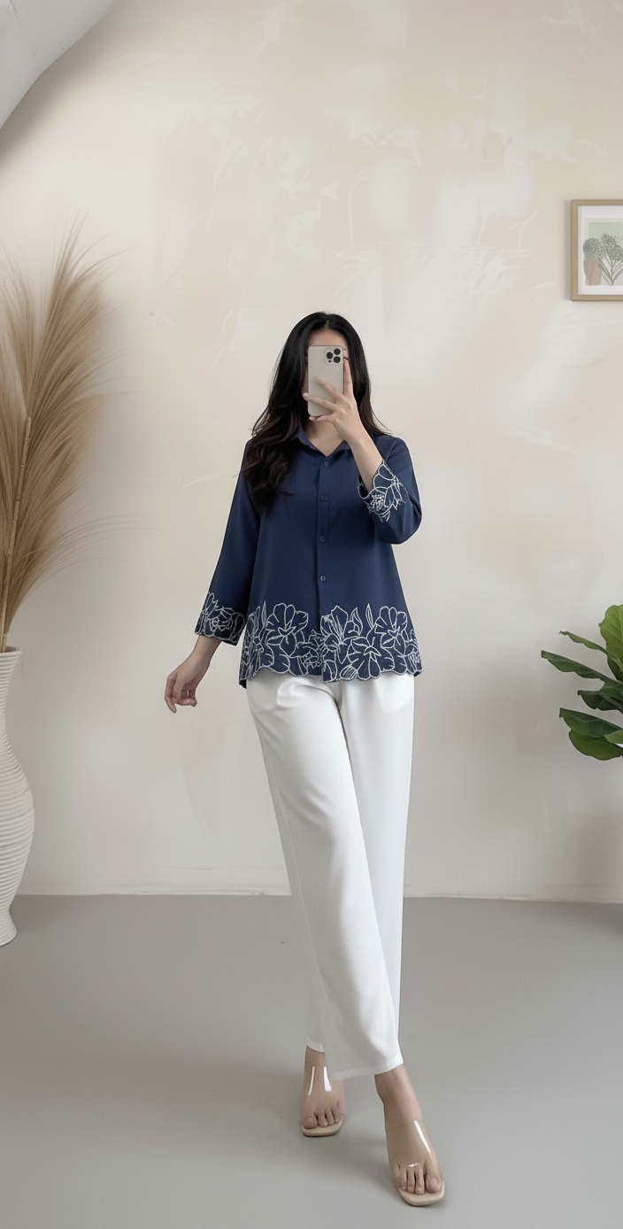 2 Piece Embroided Western style suit 👗👖 -2052