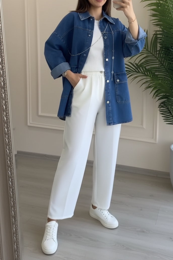 3 piece Denim elegant looks 💢💯 -2023
