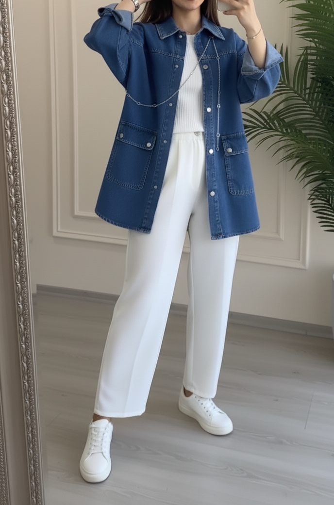 3 piece Denim elegant looks 💢💯 -2023