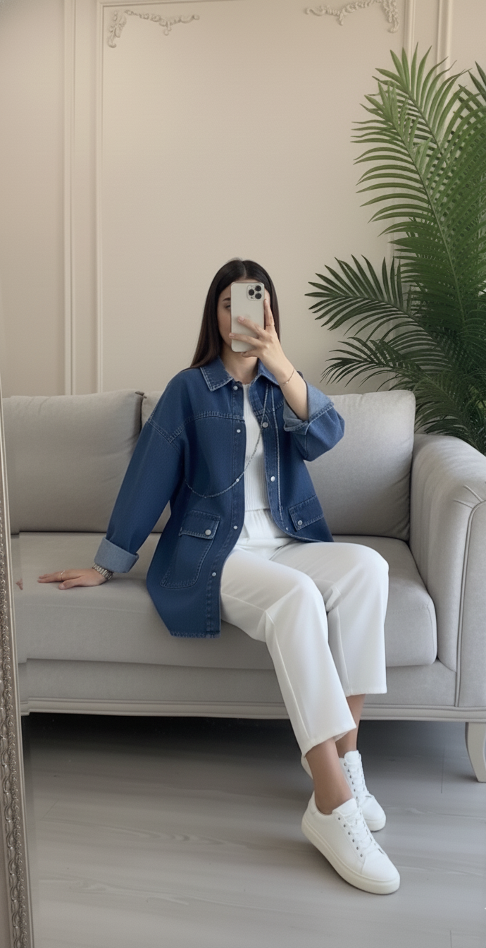 3 piece Denim elegant looks 💢💯 -2023