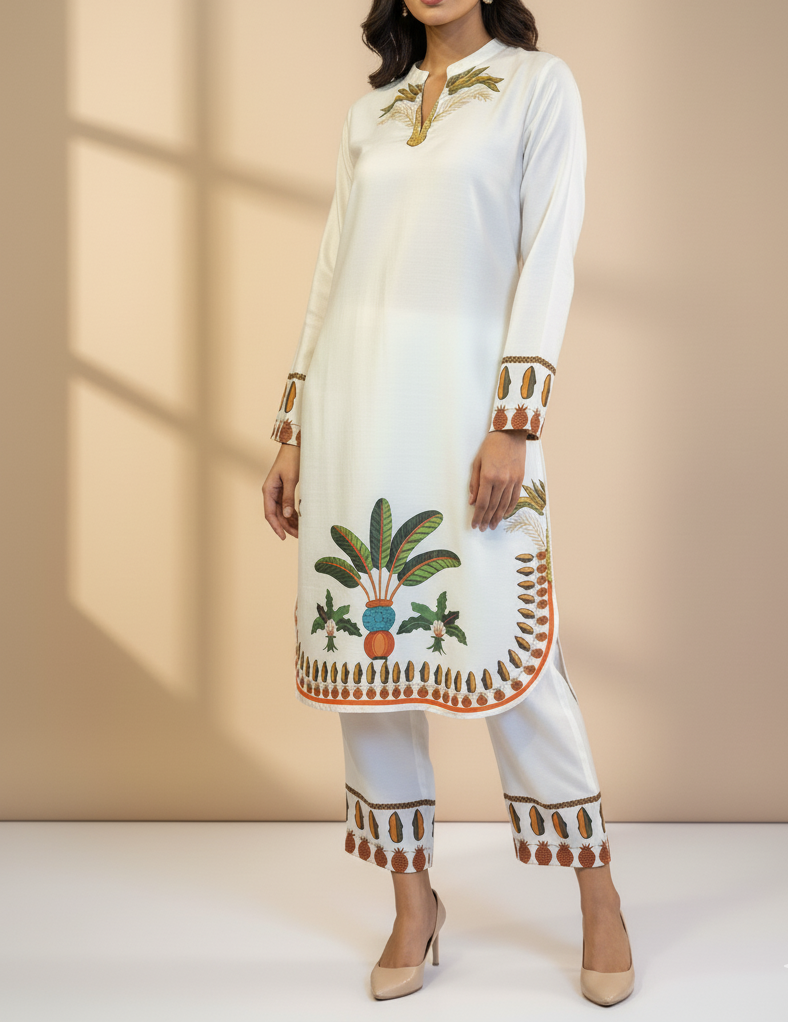 Simple 2-Piece Co-ord Set Khaddar  🌟 ❄️