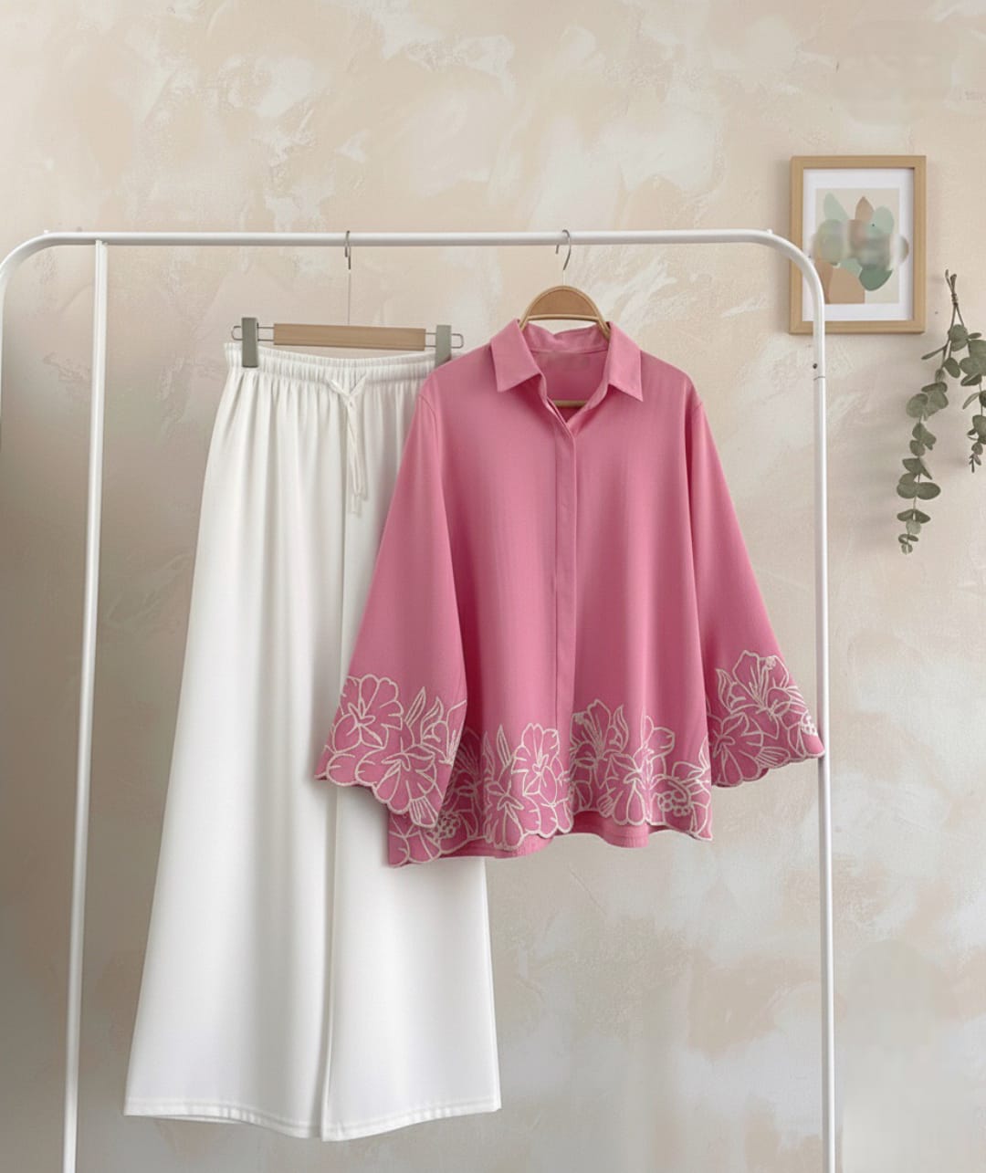 2 Piece Embroided Western style suit 👗👖 -2052