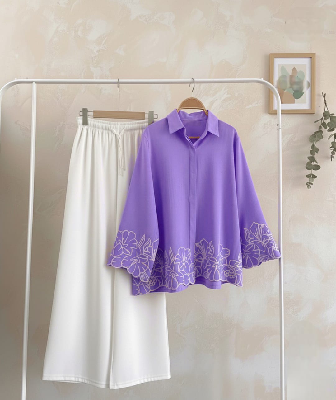 2 Piece Embroided Western style suit 👗👖 -2052