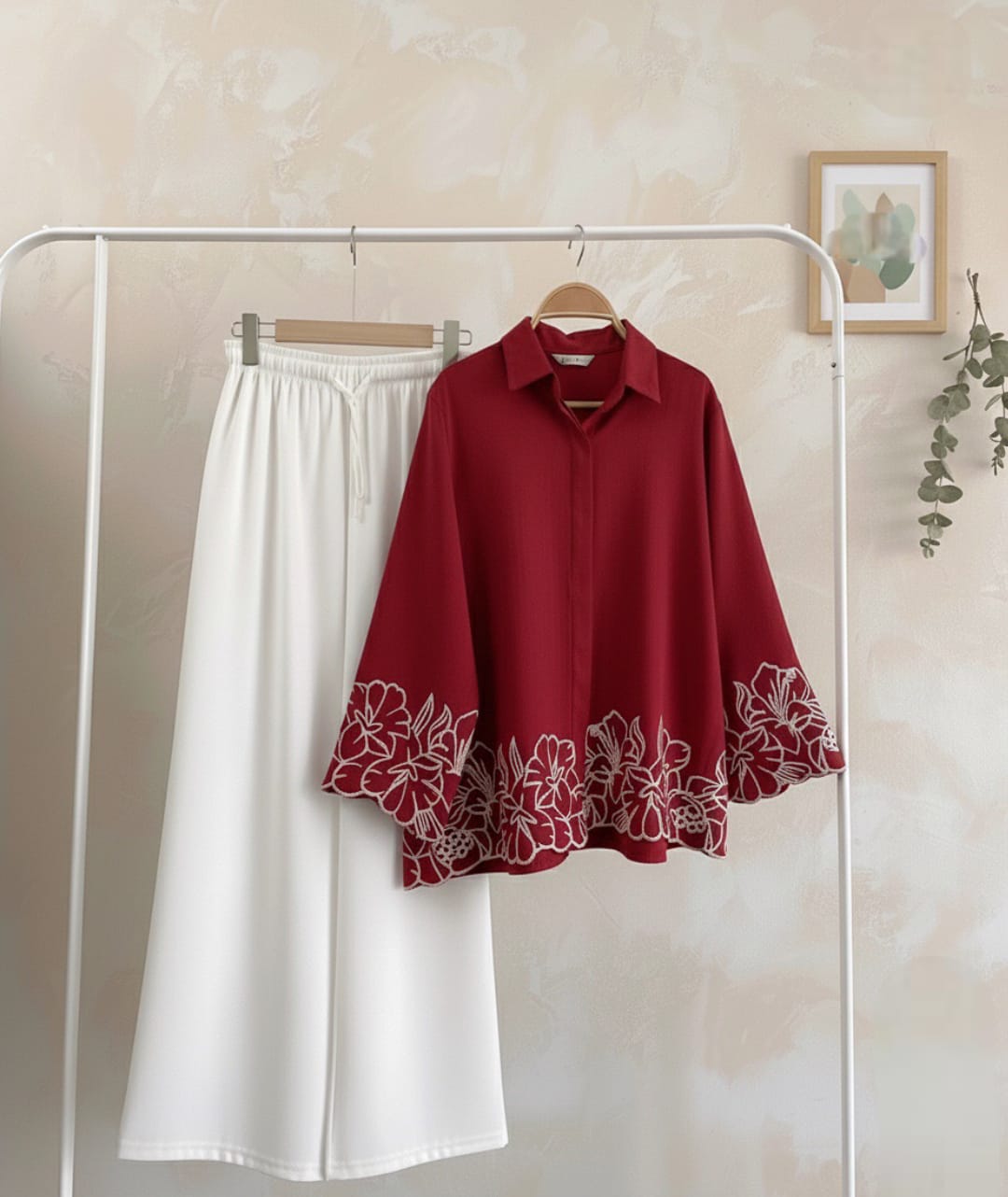 2 Piece Embroided Western style suit 👗👖 -2052