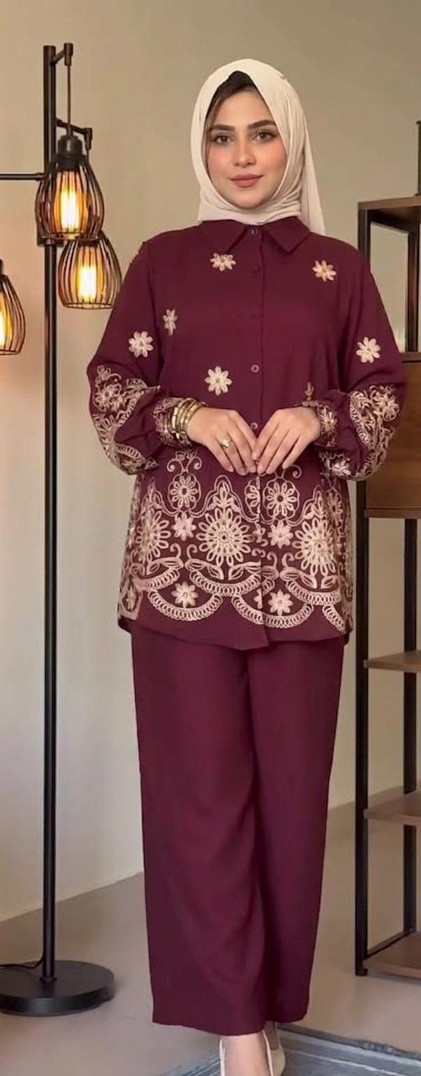 Royal Embroidered Luxe Set 👑