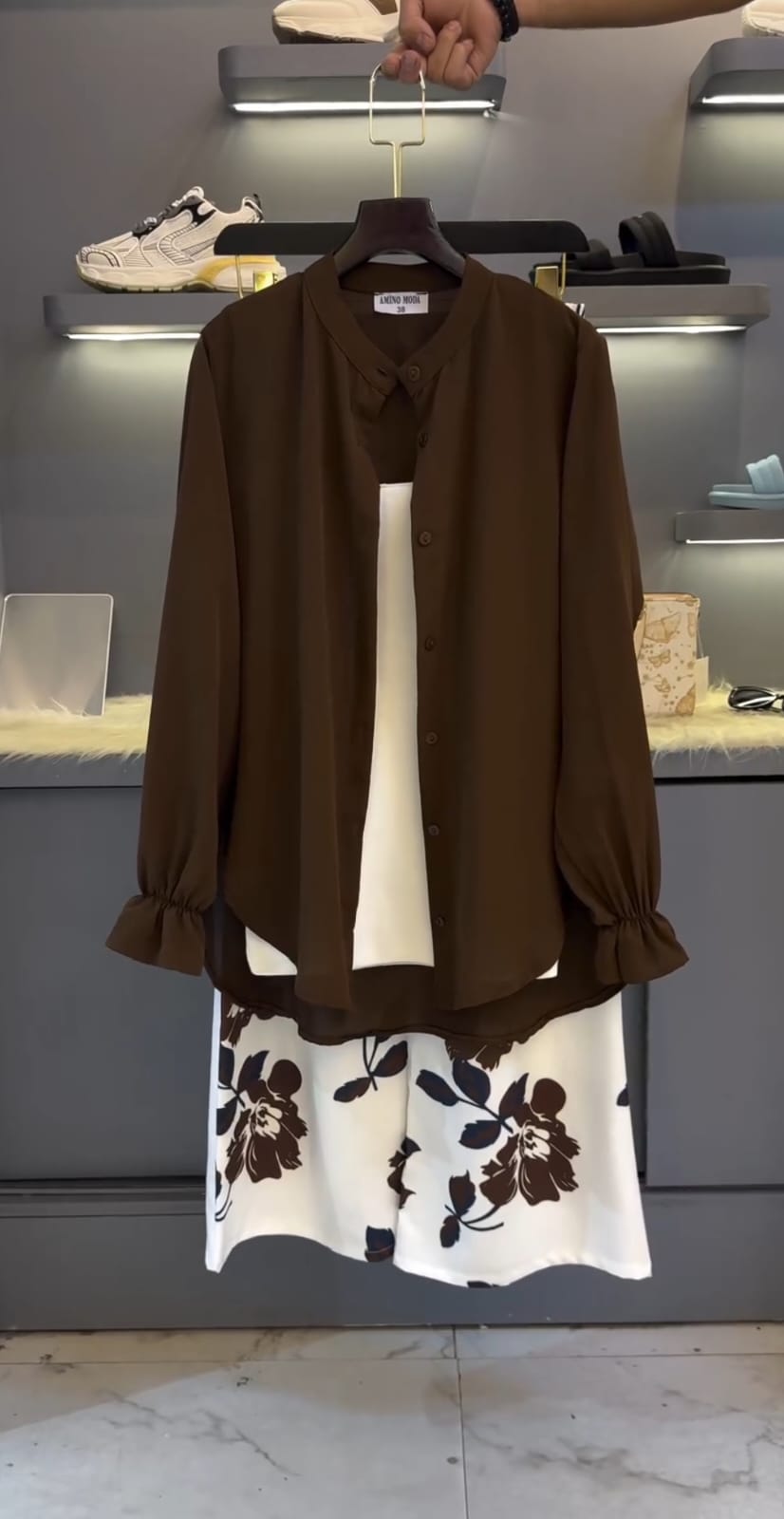 Elegant 3Pc Suit ✨🤍 Simple Western Style 🌸👖) D:2007