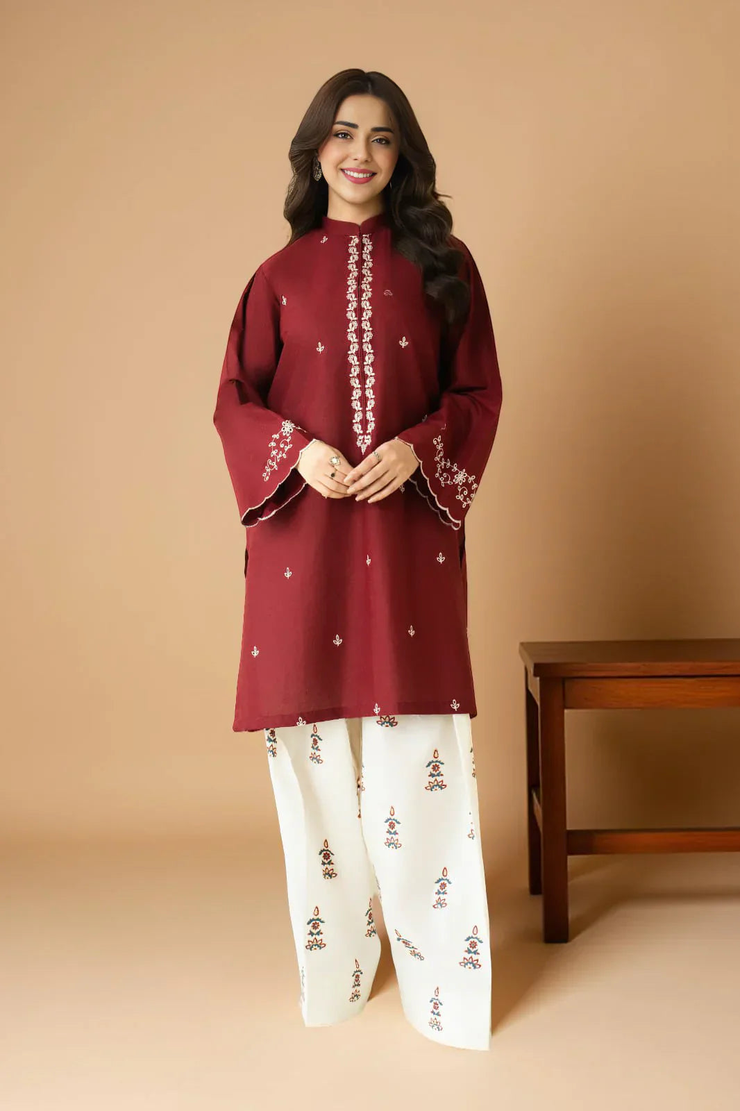 Designer Embroidered 2PC Suit – Ready to Wear✨♥️